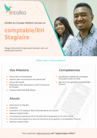 Stagiaire comptable/RH Fianarantsoa